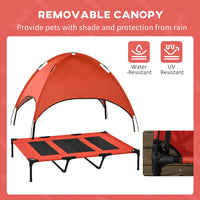 Elevated Cooling Dog Bed – Raised Pet Cot with Breathable Mesh