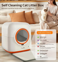 Self-Cleaning Cat Litter Box – Automatic, App Control & Odor-Free
