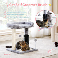 Cat Tree Tower for Small Cats & Kittens – 4-in-1 with Scratching Post
