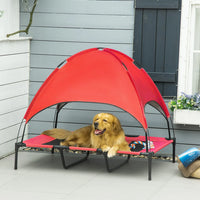 Elevated Cooling Dog Bed – Raised Pet Cot with Breathable Mesh