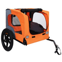 Pet Bike Trailer for Dogs – Collapsible Dog Trailer with All-Terrain Wheels