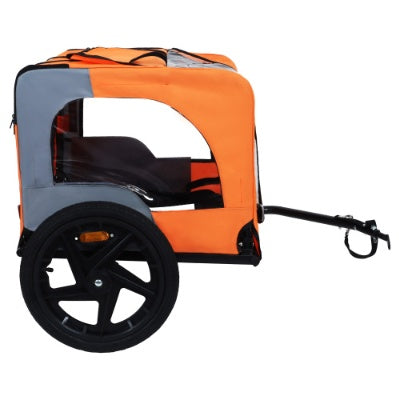 Pet Bike Trailer for Dogs – Collapsible Dog Trailer with All-Terrain Wheels