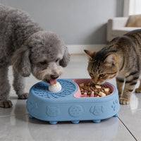 Anti-Gulp Rolling Lick Bowl