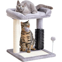 Cat Tree Tower for Small Cats & Kittens – 4-in-1 with Scratching Post